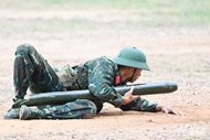 Regiment 244 conducts explosive charging test for recruits
